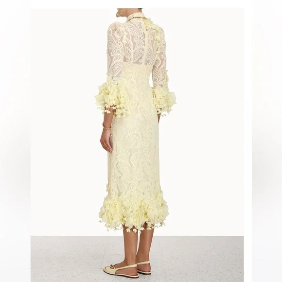HIGH TIDE LACE MIDI DRESS Zimmermann - Picture 5 of 12